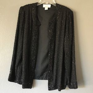 Vintage Laurence Kazar Beaded Top.